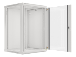 LANBERG 19 18U 600x600 Wandgehäuse Glastür V2 (FlatPack) gr