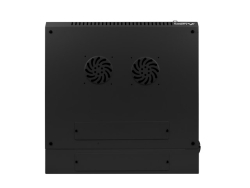 LANBERG 19 12U 600x600 doppelwandiges Wandgeh. Glastür sw
