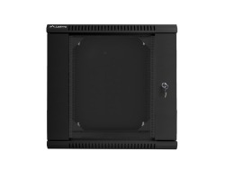 LANBERG 19 12U 600x600 doppelwandiges Wandgeh. Glastür sw