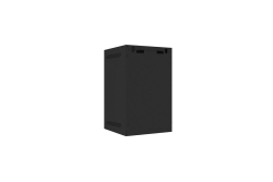 LANBERG 10 9U 280x310 Wandgehäuse Metalltür (FlatPack) sw