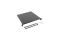 LANBERG 19 Fachboden 1U 483x500mm, max. 25kg, schwarz