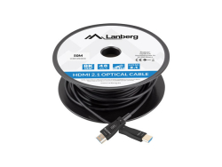 LANBERG HDMI M/M V2.1 Kabel 50m 8K optisch AOC schwarz