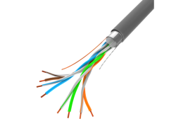 LANBERG LAN-Ethernet-Netzwerkkabel 305m FTP CCA Kabel grau