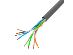 LANBERG LAN-Ethernet-Netzwerkkabel 305m UTP CCA Kabel grau