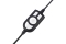 CONCEPTRONIC Headset Stereo USB-A/Mikro/Bedien./ANC 2.00m sw