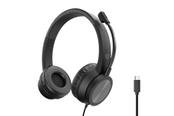 CONCEPTRONIC Headset Stereo USB-C/Mikro/Bedien./ANC 2.00m sw