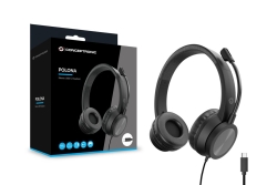 CONCEPTRONIC Headset Stereo USB-C/Mikro/Bedien./ANC 2.00m sw