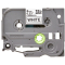 Original Brother DirectLabel schwarz auf weiss Laminat (TZE-211)