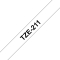 Original Brother DirectLabel schwarz auf weiss Laminat (TZE-211)