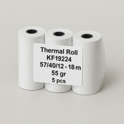 Thermorolle, 57-39-12 mm, 18 m, 55g/m², 5...
