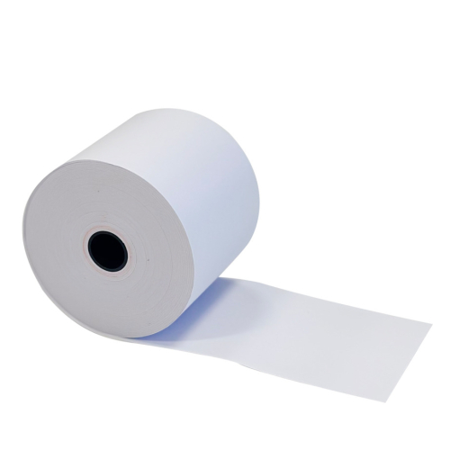 Thermorolle, 80-80-12 mm, 80 m, 55g/m², 5 Stück, weiß