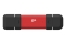 Silicon Power USB-Stick 250GB USB 3.2 Typ A+C DS72 Red