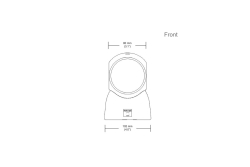 Honeywell Orbit 7120 USB beige Stand