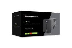 CONCEPTRONIC USV 650VA/360W/2xUK/HID USB/RJ45in/Out/AVR sw