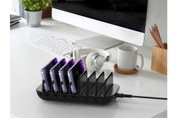 CONCEPTRONIC Ladegerät 7Port 7xUSB-C Multi 160WPD3.0 sw