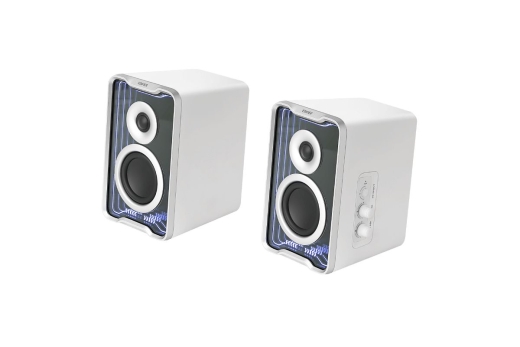 Edifier QR30 Desktoplautsprecher weiss Bluetooth,RGB retail