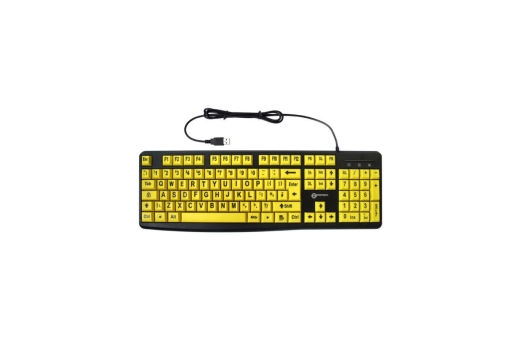 Geemarc Tastatur mit großen Tasten (g) + großer Schrift (sw)