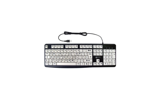 Geemarc Tastatur mit großen Tasten (w) + großer Schrift (sw)