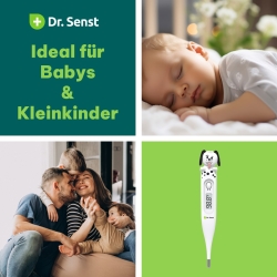 Dr. Senst Digital Fieberthermometer für Babys & Kinder Hund