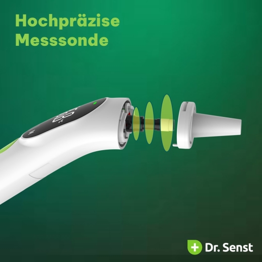Dr. Senst Infrarot Ohr-/Stirn- Fieberthermometer DET-20F