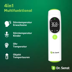 Dr. Senst Infrarot Ohr-/Stirn- Fieberthermometer DET-20F