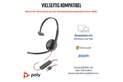 Poly Blackwire 3210 Mono USB-C/A bulk