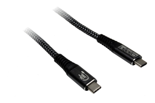 Inter-Tech Kabel AC USB-C 3.2 Gen 2x2, 240W - 1,5m