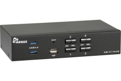 Inter-Tech IPC KVM Switch AC-41HUS HDMI, 4K@60Hz