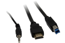 Inter-Tech IPC KVM Switch AC-42HUS HDMI, 4K@60Hz