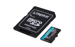 SD MicroSD Card 128GB Kingston SDXC Canvas Go Plus retail