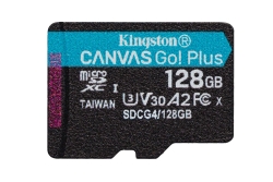 SD MicroSD Card 128GB Kingston SDXC Canvas Go Plus retail