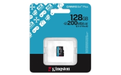 SD MicroSD Card 128GB Kingston SDXC Canvas Go Plus retail
