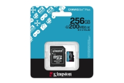 SD MicroSD Card 256GB Kingston SDXC Canvas Go Plus retail