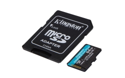 SD MicroSD Card 64GB Kingston SDXC Canvas Go Plus retail