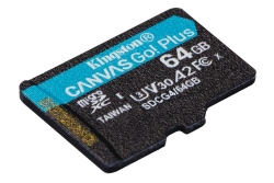 SD MicroSD Card 64GB Kingston SDXC Canvas Go Plus retail