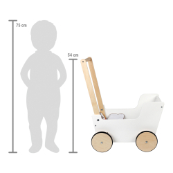 Schiebe- und Puppenwagen „Little Button“