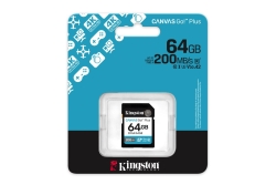 SD Card 64GB Kingston SDXC Canvas Go Plus C10 retail