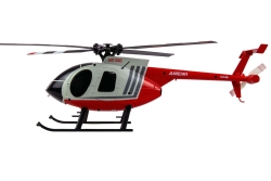 Amewi RC Helikopter MD500 Li-Po Akku 350mAh silber/rot