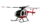 Amewi RC Helikopter MD500 Li-Po Akku 350mAh silber/rot