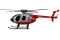 Amewi RC Helikopter MD500 Li-Po Akku 350mAh silber/rot