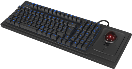 KeySonic Trackball-TAS Full-Size, BK, KSK-8202ELU-T (DE)
