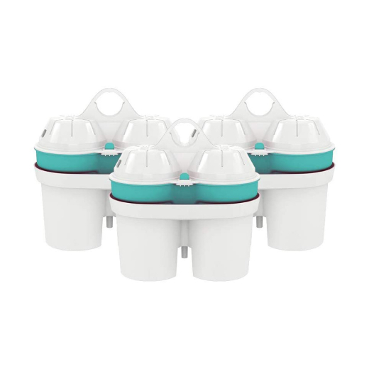 Wasser-Filterpatrone 3er Set Magnesium+Zink, weiß