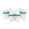Wasser-Filterpatrone 3er Set Magnesium+Zink, weiß