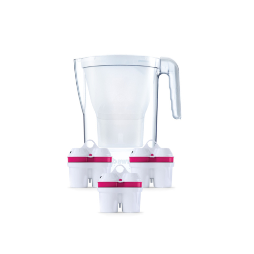 Tischwasserfilter Vida 2,6l + 3x Magnesium Mineralizer