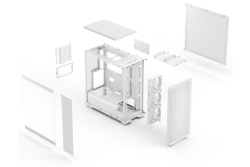 FRACTAL DESIGN Geh Epoch White TG Clear tint