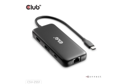 Club3D USB-C 8in1-HUB >DP1.4/HDMI2.0/USB-C/LAN 8K30Hz PD100W retail