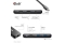 Club3D USB-C 8in1-HUB >DP1.4/HDMI2.0/USB-C/LAN 8K30Hz PD100W retail