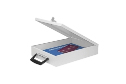 WEDO Dokumenten-Kassette A4, 35,5 x 26 x 6,7 cm lichtgrau