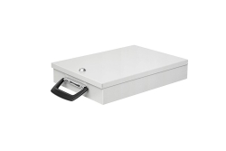 WEDO Dokumenten-Kassette A4, 35,5 x 26 x 6,7 cm lichtgrau