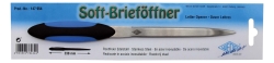 WEDO Brieföffner Soft-Griff Edelstahl 23cm schwarz/blau